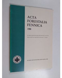 käytetty kirja Acta forestalia fennica 190 : Suomen Metsätieteellinen seura 75 vuotta