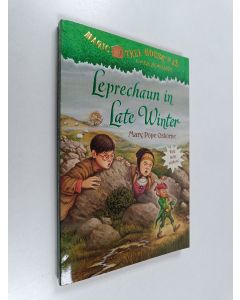 Kirjailijan Mary Pope Osborne käytetty kirja Leprechaun in Late Winter