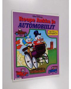 Kirjailijan Walt Disney käytetty kirja Roope Ankka ja automobiilit