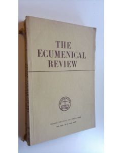 Tekijän W.A. Visser 't Hooft  käytetty kirja The Ecumenical review No. 2-4 - A quarterly : Vol. XII  - 1960