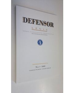käytetty kirja Defensor legis n:o 1/2009