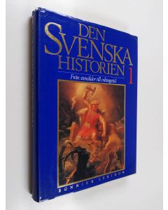 Kirjailijan Sten Carl Oscar Carlsson käytetty kirja Den svenska historien 1 : Från stenålder til vikingatid