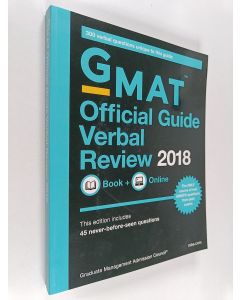Tekijän GMAC  käytetty kirja GMAT Official Guide 2018 Verbal Review : Book + Online