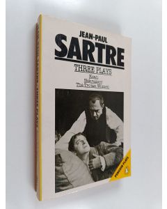 Kirjailijan Jean-Paul Sartre käytetty kirja Three plays : Kean, Nekrassov, The Trojan women