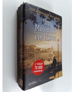 Kirjailijan José Rodrigues dos Santos käytetty kirja Um milionário em Lisboa