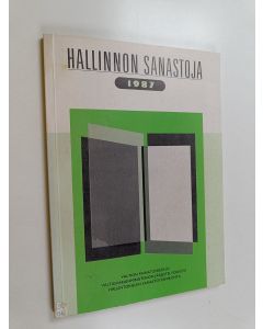 käytetty kirja Hallinnon sanastoja 1987