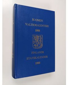 käytetty kirja Suomen valtiokalenteri 1988