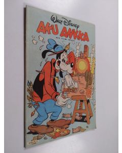 Kirjailijan Walt Disney käytetty teos Aku Ankka 10/1987