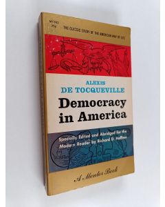 Kirjailijan Alexis de Tocqueville käytetty kirja Democracy in America