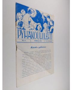 Kirjailijan T. J. Vauramo käytetty teos Pyhäkoululehti 6/1956
