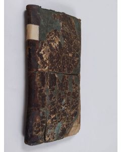 Kirjailijan Olaus Svebilius käytetty kirja Lutheruksen Wähän katechismuksen yksinkertainen selitys kysymysten ja wastausten kautta