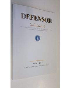 käytetty kirja Defensor legis n:o 6/2012