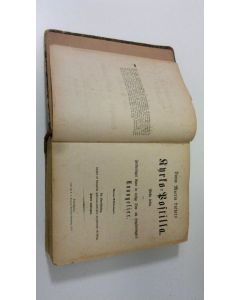 käytetty kirja Doctor Martin Luthers Kyrko-Postilla 1-2 (1875)