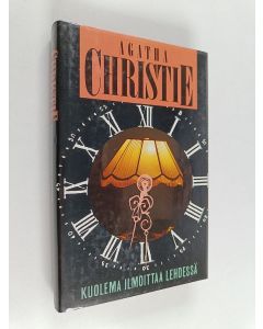 Kirjailijan Agatha Christie käytetty kirja Kuolema ilmoittaa lehdessä