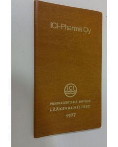 käytetty kirja Pharmaceutical division : Lääkevalmisteet 1977 (kalenteri)