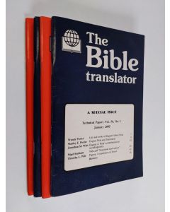 Kirjailijan Stephen W. Pettemore käytetty teos The bible translator - Practical papers vol. 56, No. 1-4