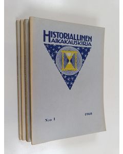 käytetty kirja Historiallinen aikakauskirja vuosikerta 1960 (1-4)