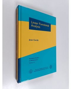 Kirjailijan Joan Cerdà käytetty kirja Linear functional analysis (ERINOMAINEN)