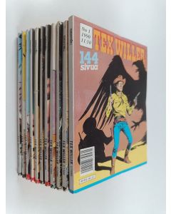 käytetty kirja Tex Willer vuosikerta 1990 (1-6, 8, 10, 14-16) (osat 7, 9, 11-13 puuttuvat)