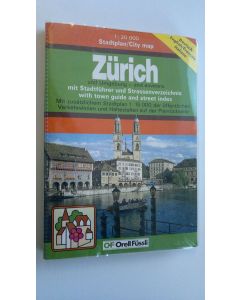 käytetty teos Zurich und Umgebung/ and environs ; mit Stadtfuhrer und Strassemverzeichnis/ with town guide and street index