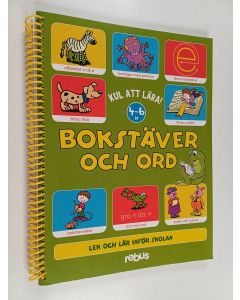 Kirjailijan Sten Nilsson käytetty teos Bokstäver och ord - 4-6 år : lek och lär inför skolan