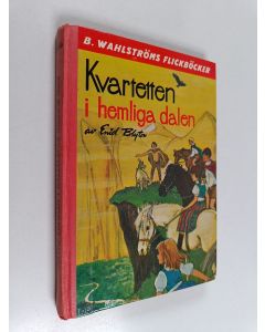 Kirjailijan Enid Blyton käytetty kirja Kvartetten i hemliga dalen