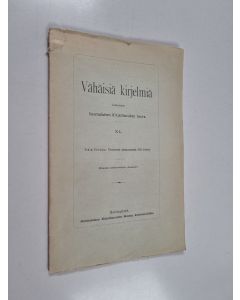 Kirjailijan Tekla Teivaala käytetty kirja Virolaisista paikannimistä 1200-luvulla