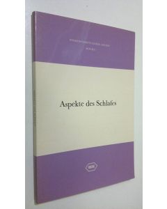 käytetty kirja Aspekte des Schlafes