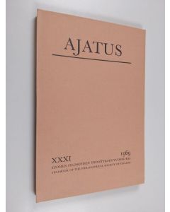 käytetty kirja Ajatus 31 : Suomen filosofisen yhdistyksen vuosikirja 1969