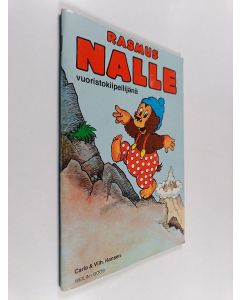 Kirjailijan Carla Hansen käytetty teos Rasmus Nalle vuoristokiipeilijänä