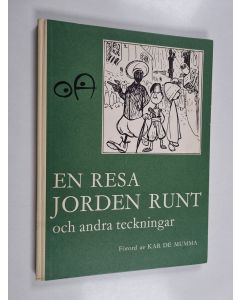 Kirjailijan Oskar Anderson käytetty kirja En resa jorden runt och andra teckningar