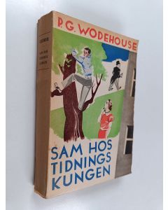 Kirjailijan P. G. Wodehouse käytetty kirja Sam hos tidnings kungen