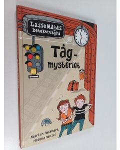 Kirjailijan Martin Widmark käytetty kirja Tågmysteriet
