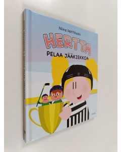 Kirjailijan Niina Veittikoski käytetty kirja Hertta pelaa jääkiekkoa (ERINOMAINEN)