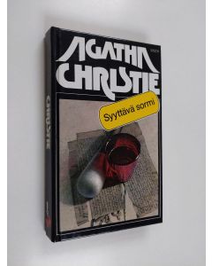 Kirjailijan Agatha Christie käytetty kirja Syyttävä sormi