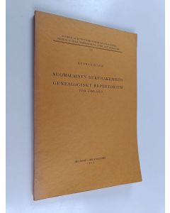 Kirjailijan Gunnar Siven käytetty kirja Suomalainen sukuhakemisto = Genealogiskt repertorium för Finland