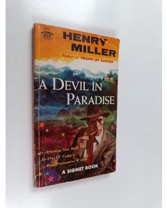 Kirjailijan Henry Miller käytetty kirja A Devil in Paradise