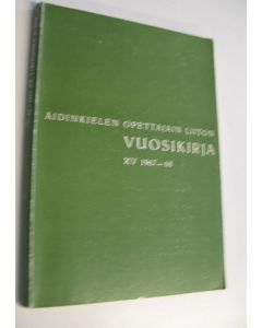 käytetty kirja Äidinkielen opettajain liiton vuosikirja XV 1967-68