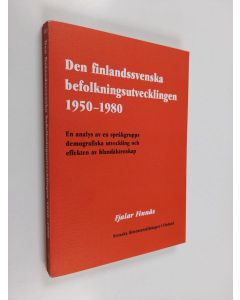 Kirjailijan Fjalar Finnäs käytetty kirja Den finlandssvenska befolkningsutvecklingen 1950-1980 : en analys av en språkgrupps demografiska utveckling och effekten av blandäktenskap