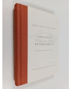 Kirjailijan Johan Ludvig Runeberg käytetty kirja Idyllejä ja epigrammeja