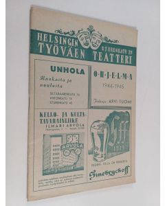 käytetty teos Helsingin työväen teatteri : ohjelma 1944-1945