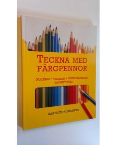 Kirjailijan Iain Hutton-Jamieson käytetty kirja Teckna med färgpennor