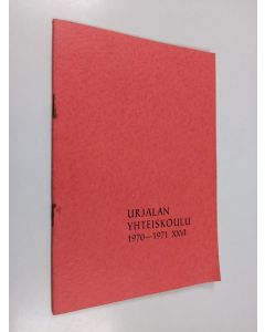 käytetty teos Urjalan yhteiskoulu 1970-1971