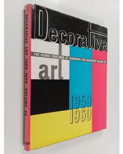 käytetty kirja Decorative art 1959-1960