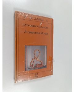 Kirjailijan Leonardo Sciascia käytetty kirja A ciascuno il suo (UUSI)