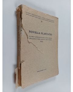 käytetty kirja Novella plantatio : Suomen kirkkohistoriallisen seuran juhlakirja Suomen kirkon juhlavuotena 1955