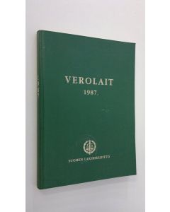 Tekijän Erkki Onikki  käytetty kirja Verolait 1987