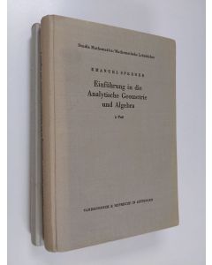 Kirjailijan Emanuel Sperner käytetty kirja Einfuhrung in die Analytische Geometrie und Algebra 1-2
