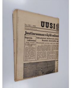 käytetty teos Uusi Suomi nro 320/1939 (26.11.)