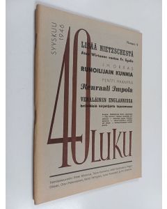käytetty teos 40-luku 9/1946